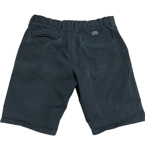 Nike Dark Gray Cotton Flat Front Shorts, Size 32 - Picture 2 of 9